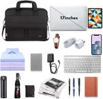Taygeer Laptop Bag 15.6 Inch, Business Briefcase Gifts for Men Women, Water Resistant Messenger Shoulder Bag with Strap, Durable Office Bag, Carry On Laptop Case for Computer/Notebook/MacBook,Black - Image 6